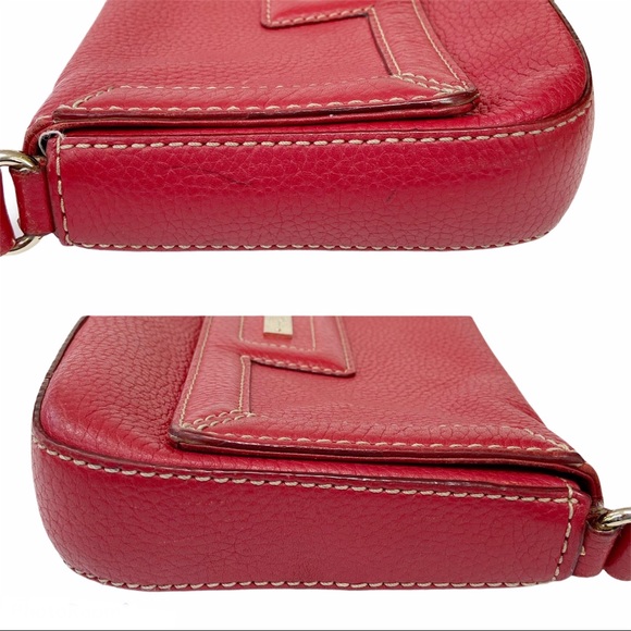 Kate Spade Vintage Bag in Deep Red Pebble Leather - Picture 5 of 16